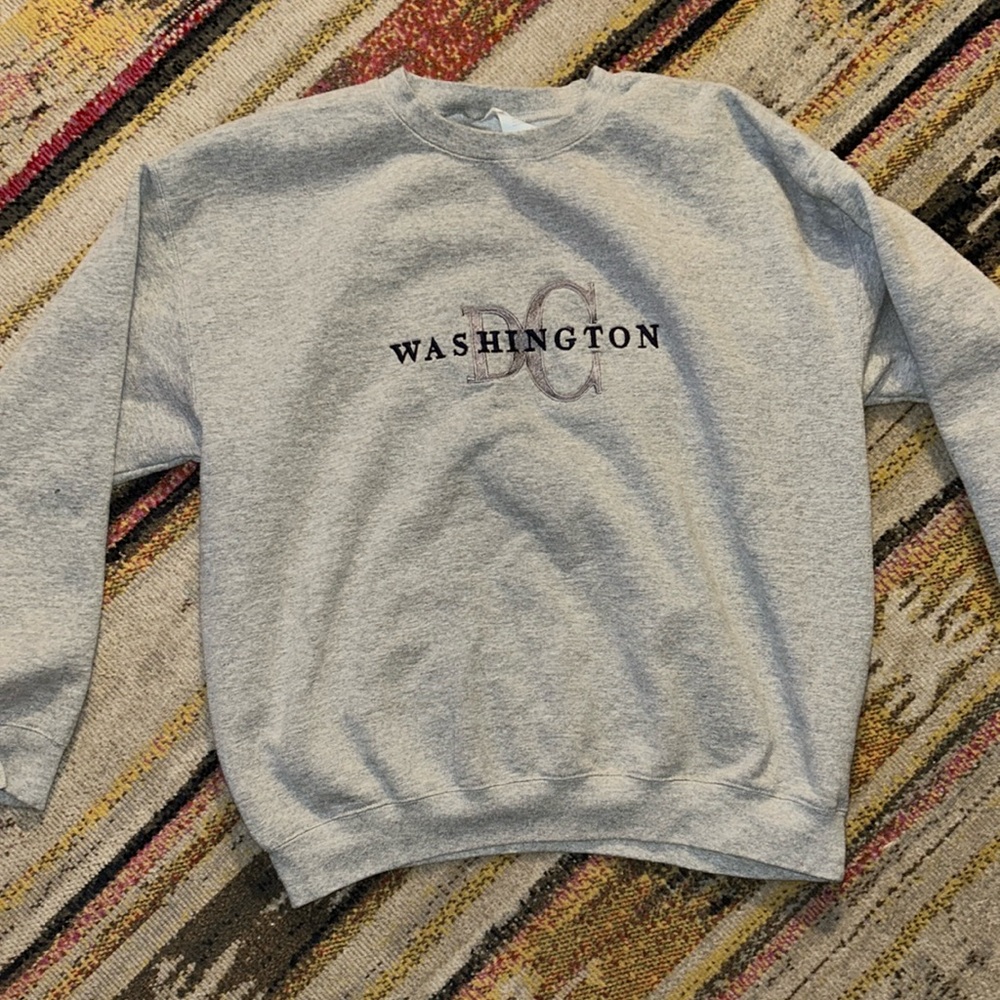 Vintage Washington DC grey crewneck sweatshirt